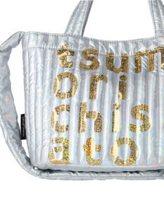 tsumori chisato CARRY ホログラムロゴ トートバッグ 2way ショルダーバッグ マザーバッグ 軽量