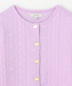 ANY KIDS ふくれジャガードカーディガン