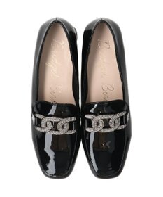 Bridget Birkin 【Bridget Birkin】パールヒールビジューバックルローファー