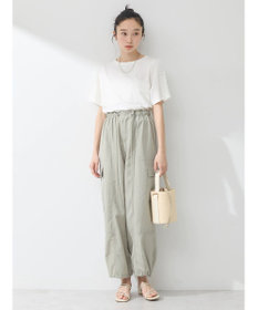 earth music&ecology チュールフリルプルオーバー