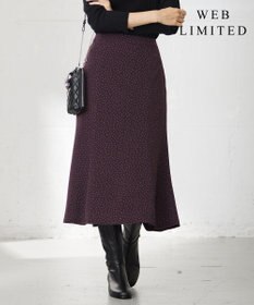 J.PRESS LADIES L 【WEB限定・洗える】フェミニッシュパウダー dots スカート