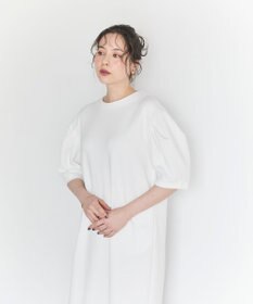 #Newans 【セレモニーにも/洗濯機可】パフスリーブロングワンピース​