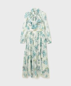 GRACE CONTINENTAL フラワーレイヤーワンピース