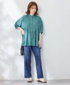 ANY ピンタックブラウス