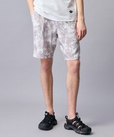 JOSEPH ABBOUD MOUNTAIN 【速乾/軽量/ストレッチ】ライトスラブボタニカルプリント  イージーショーツ