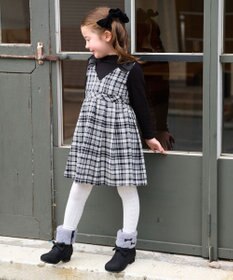 ANY KIDS ドッキングチェックワンピース