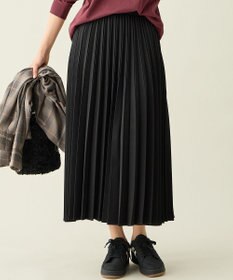 ANY 【新色追加/ウエストゴム】ウーリッシュプリーツスカート