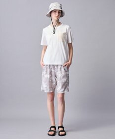 JOSEPH ABBOUD MOUNTAIN 【速乾/軽量/ストレッチ】ライトスラブボタニカルプリント  イージーショーツ