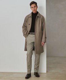 GOTAIRIKU 【薄中綿仕様】スーパーライトウエイトカシミヤブレンド ステンカラーコート