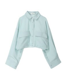 earth music&ecology ビッグポケットショートシャツ