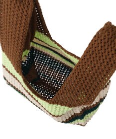 AMERICAN HOLIC マルチボーダーニットバッグ