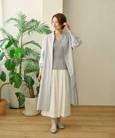 muuc 〈高品質シルク＆スーピマ超長綿〉〈洗えるニット〉〈通年着られる〉Vネックプルオーバー