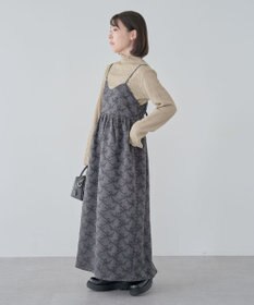 Green Parks ・ＳＵＧＡＲＳＰＯＯＮリボンジャカードキャミワンピ