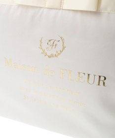Maison de FLEUR ブランドロゴフリルハンドルトートＭバッグ