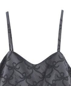 Green Parks ・ＳＵＧＡＲＳＰＯＯＮリボンジャカードキャミワンピ