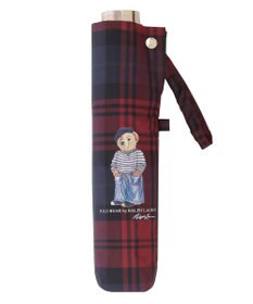 MOONBAT POLO RALPH LAUREN（ポロ ラルフローレン)フレンチベア×チェック 雨傘 折りたたみ傘