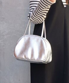 FOLNA RD ホイルレザーボストンバッグ S-SIZE