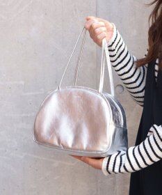 FOLNA RD ホイルレザーボストンバッグ S-SIZE