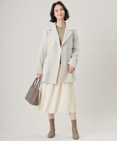 自由区 【洗える】シャイニーツイードプルオーバー ニット