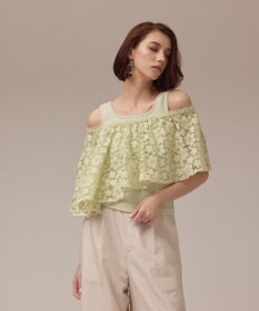 GRACE CONTINENTAL レースケープカットトップ