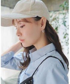 Tiaclasse 【安田美沙子さん着用・金属アレルギー対応】キュービックレイヤードフープピアス
