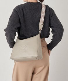 russet エンボスモノグラム2WAYショルダーバッグ(CE-1692)