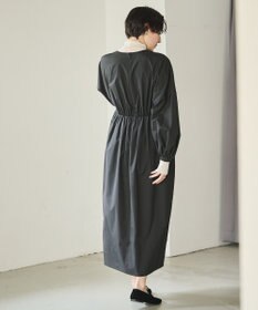 #Newans 【アイロンいらず】ウエストギャザーワンピース