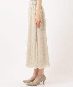 J.PRESS LADIES 【洗える】シャーリングシャドーボーダー スカート