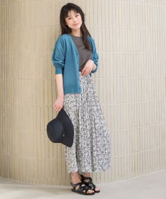 ANY L 【洗濯機可/接触冷感/アンチピリング】シアーニットVネックカーディガン