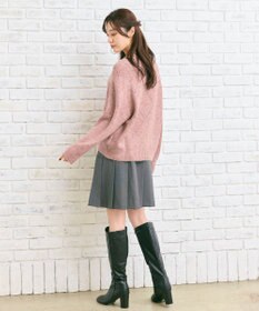 Feroux ハート柄ニット プルオーバー