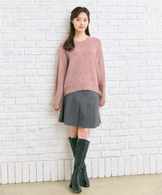 Feroux ハート柄ニット プルオーバー