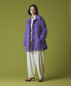 GRACE CONTINENTAL リングウールショートコート