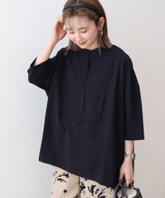 AMERICAN HOLIC 【WEB限定】接触冷感バンドカラーシャツチュニック