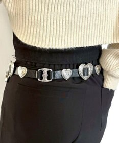 WEGO Lハートコンチョデザインベルト