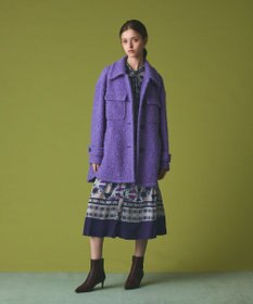 GRACE CONTINENTAL リングウールショートコート