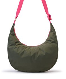 LeSportsac LG HAMMOCK ADJ BAG/アボカド/ベージュピンクウェビング