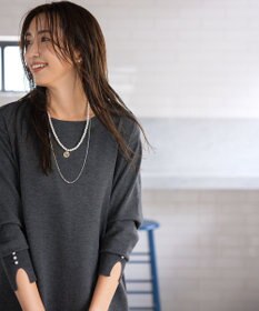 組曲 L 【WEB限定】コクーンシルエット ニットワンピース