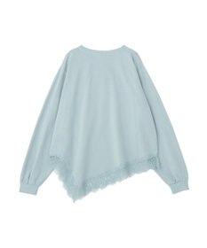 Green Parks レースドッキングロゴ裏毛プルオーバー