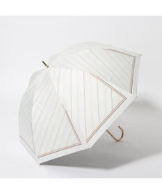 UNBILLION cache nez / ストライプスカーフプリントバルーンショートパラソル