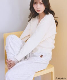 earth music&ecology 【予約】miffy/earth 刺繍スウェットパンツ