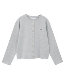 AMERICAN HOLIC ワンポイントロゴクルーカーディガン