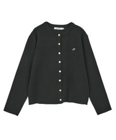 AMERICAN HOLIC ワンポイントロゴクルーカーディガン