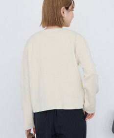 AMERICAN HOLIC ワンポイントロゴクルーカーディガン