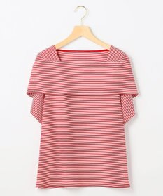 組曲 L 【先行予約】GIZAコットンオフショルダー カットソー