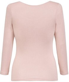 Wing あったかインナー　【ラクのびサーモ】　裏起毛　綿混　８分袖　ウイング／ワコール　EL6811