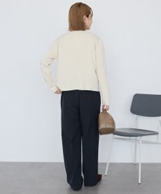 AMERICAN HOLIC ワンポイントロゴクルーカーディガン