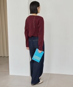 AMERICAN HOLIC ワンポイントロゴクルーカーディガン