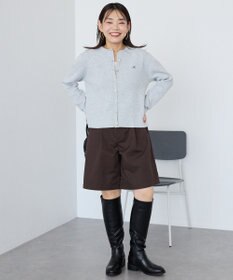 AMERICAN HOLIC ワンポイントロゴクルーカーディガン