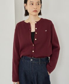 AMERICAN HOLIC ワンポイントロゴクルーカーディガン