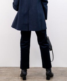 caqu レギュラーストレート 裏起毛コーデュロイパンツ